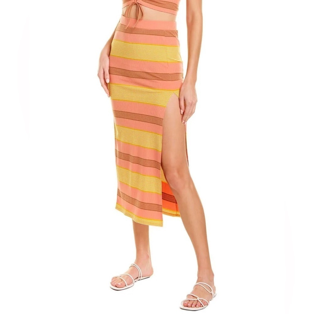 L*Space Summer Daze Skirt in Beachy Keen Stripe Size Small